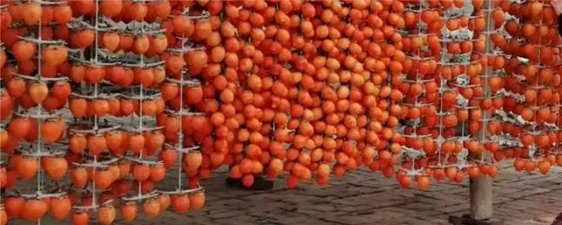 How do I dry persimmons at home and why do they turn black